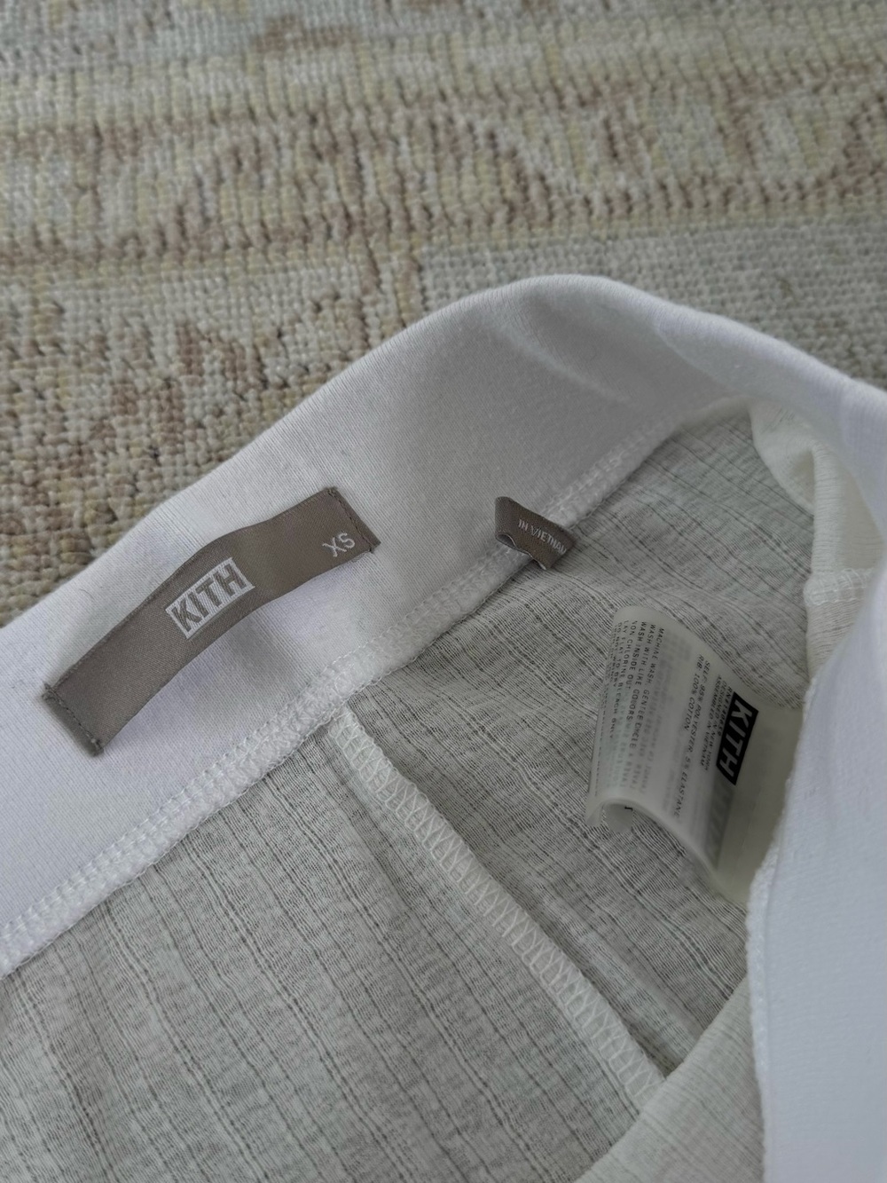 Kith Rhea Sheer Midi Skirt in White